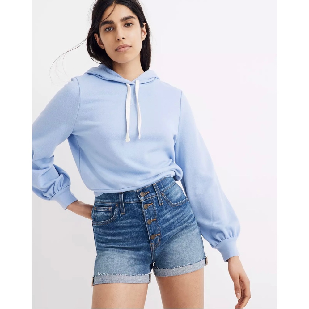 Madewell High-Rise Denim Shorts Burke Wash 27